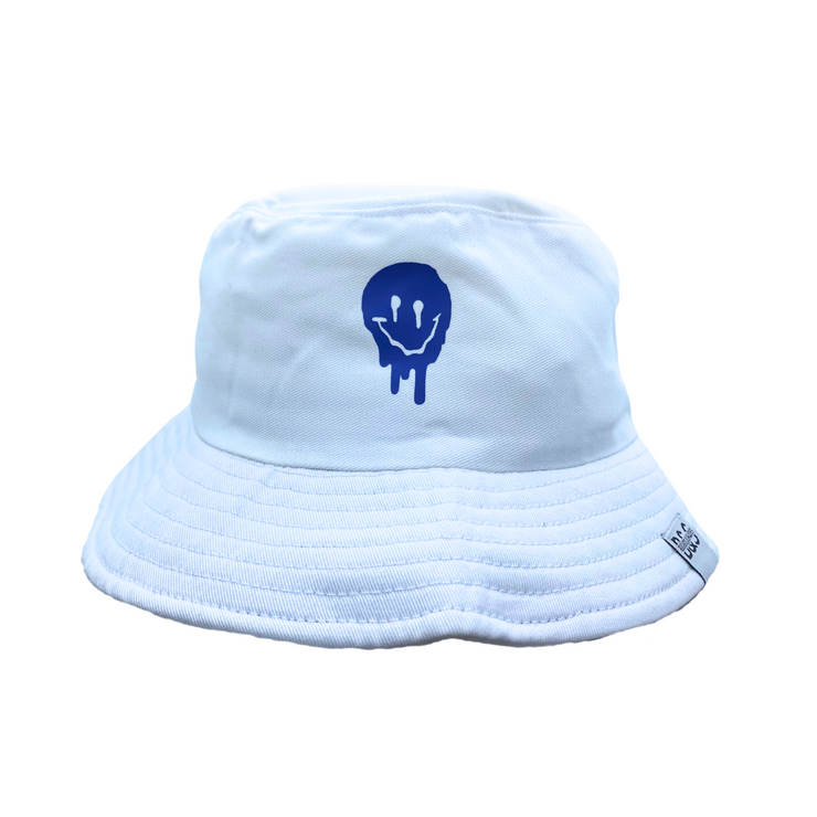 Blue Drippy Bucket Hat