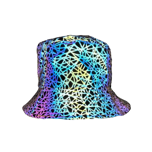 Reflective bucket hat pattern