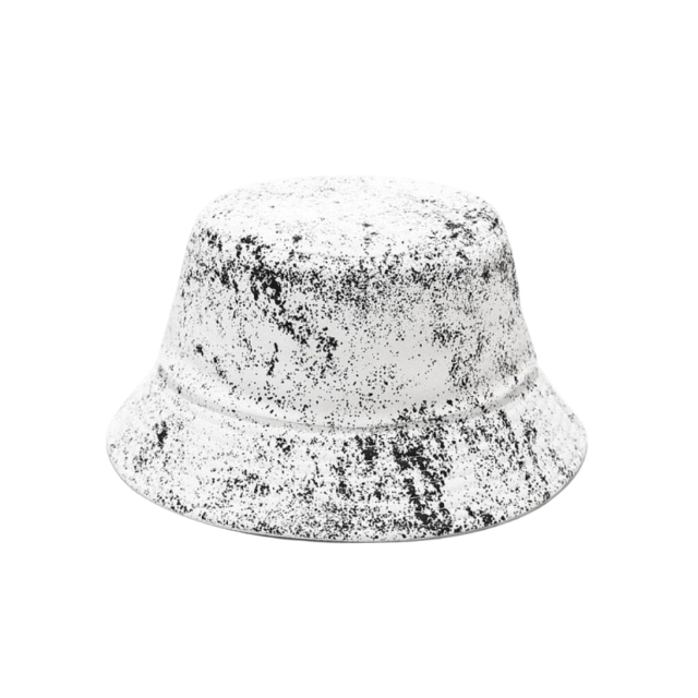 PAINT SPLAT Bucket hat White