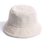 Fuzzy Snow Bucket hats