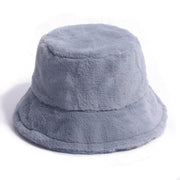 Fuzzy Snow Bucket hats